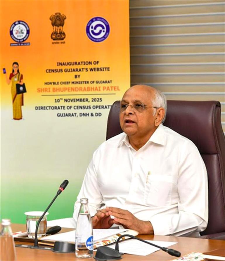 गुजरात में जनगणना 2027 से पहले राज्य-स्तरीय जनगणना समन्वय समिति की पहली बैठक हुई