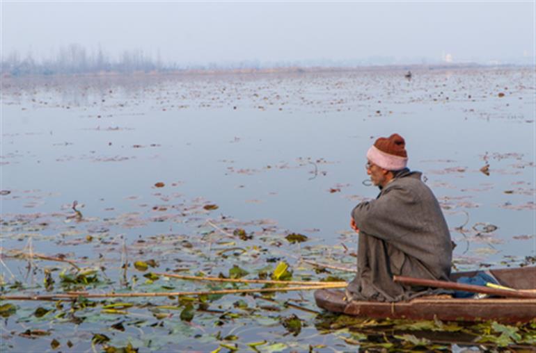 कश्मीर में कड़ाके की ठंड, तापमान गिरा; जम्मू में घना कोहरा