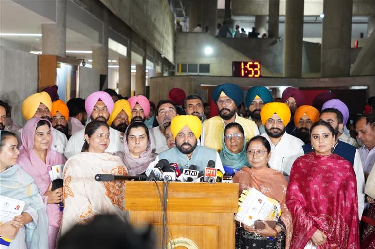 Previous governments only sought votes in name of ‘panth’ but never worked for people: CM Bhagwant Singh Mann